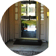 door of a house
