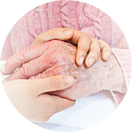 comforting hands